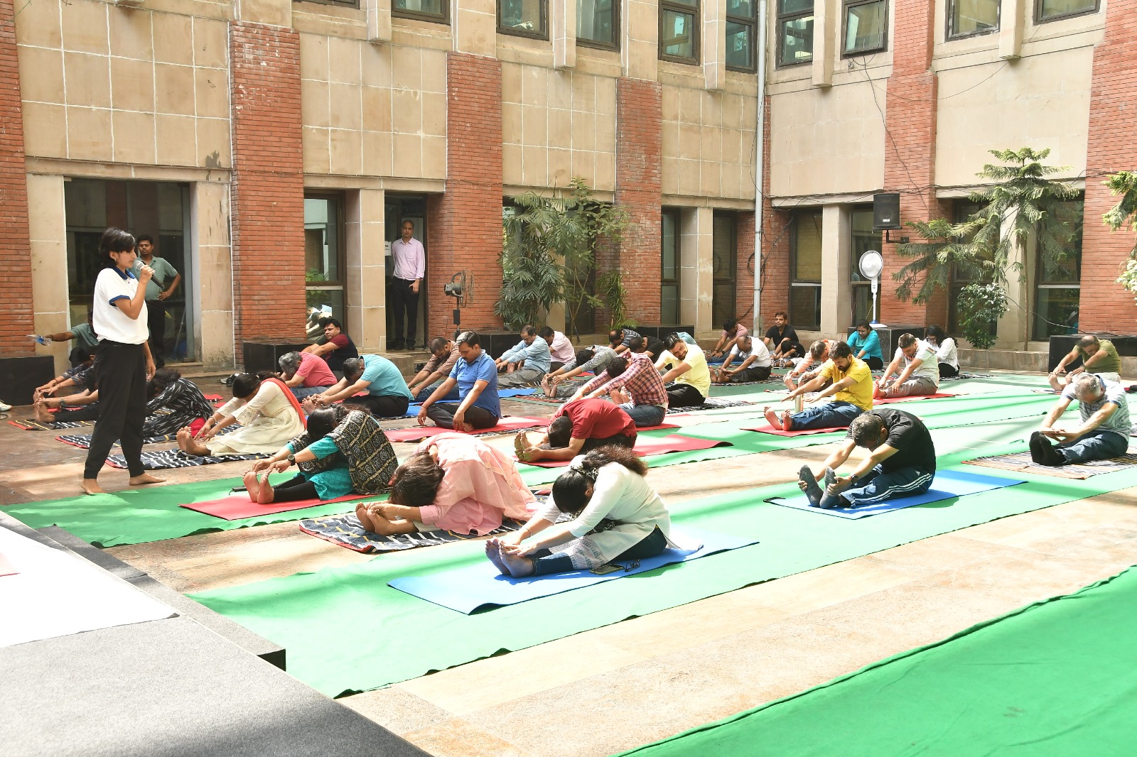 International Day of Yoga 2024, a yoga demonstration was organized at ESIC Headquarters, New Delhi