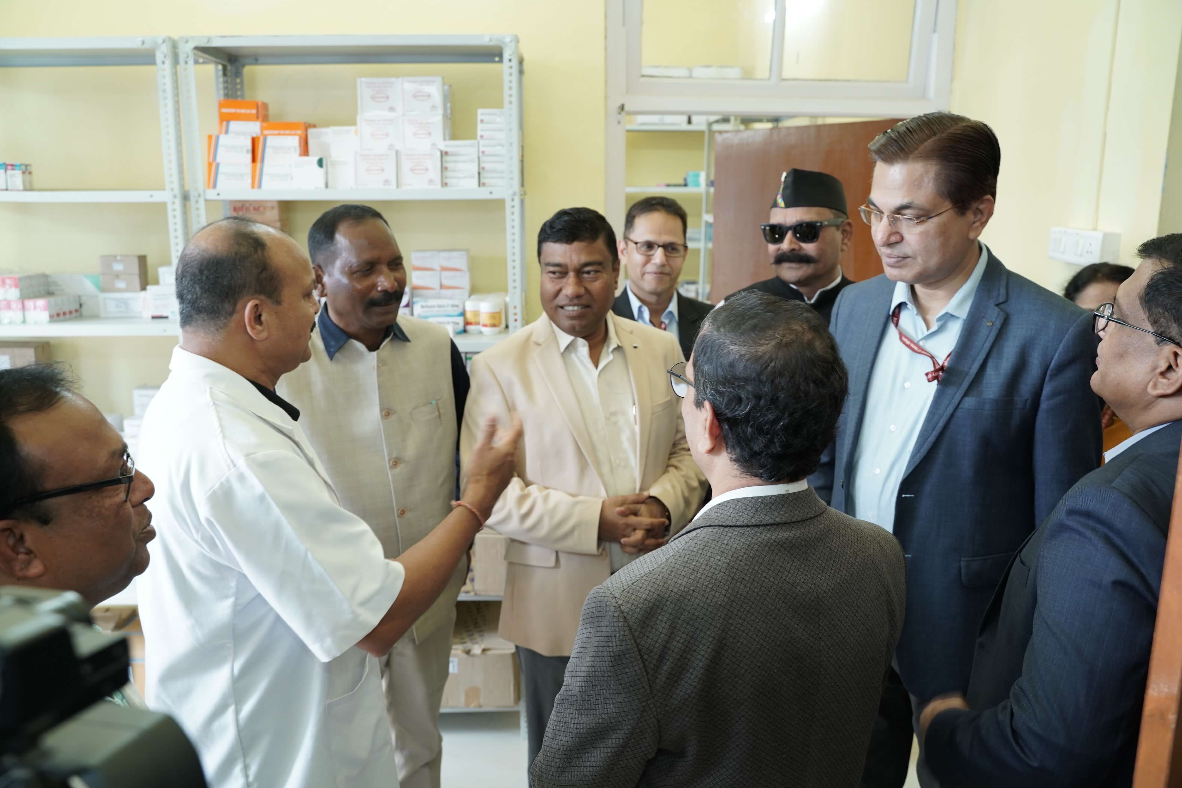 Shri Rameswar Teli inaugurates 20 Bedded ESIC Hospital and also Lays the Foundation Stone of 100 Bedded ESIC Hospital at Tinsukia on 07.03.2024